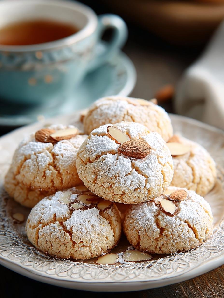 Heerlijke Keto Amaretti Kekse vers uit de oven, perfect voor een koolhydraatarm dieet