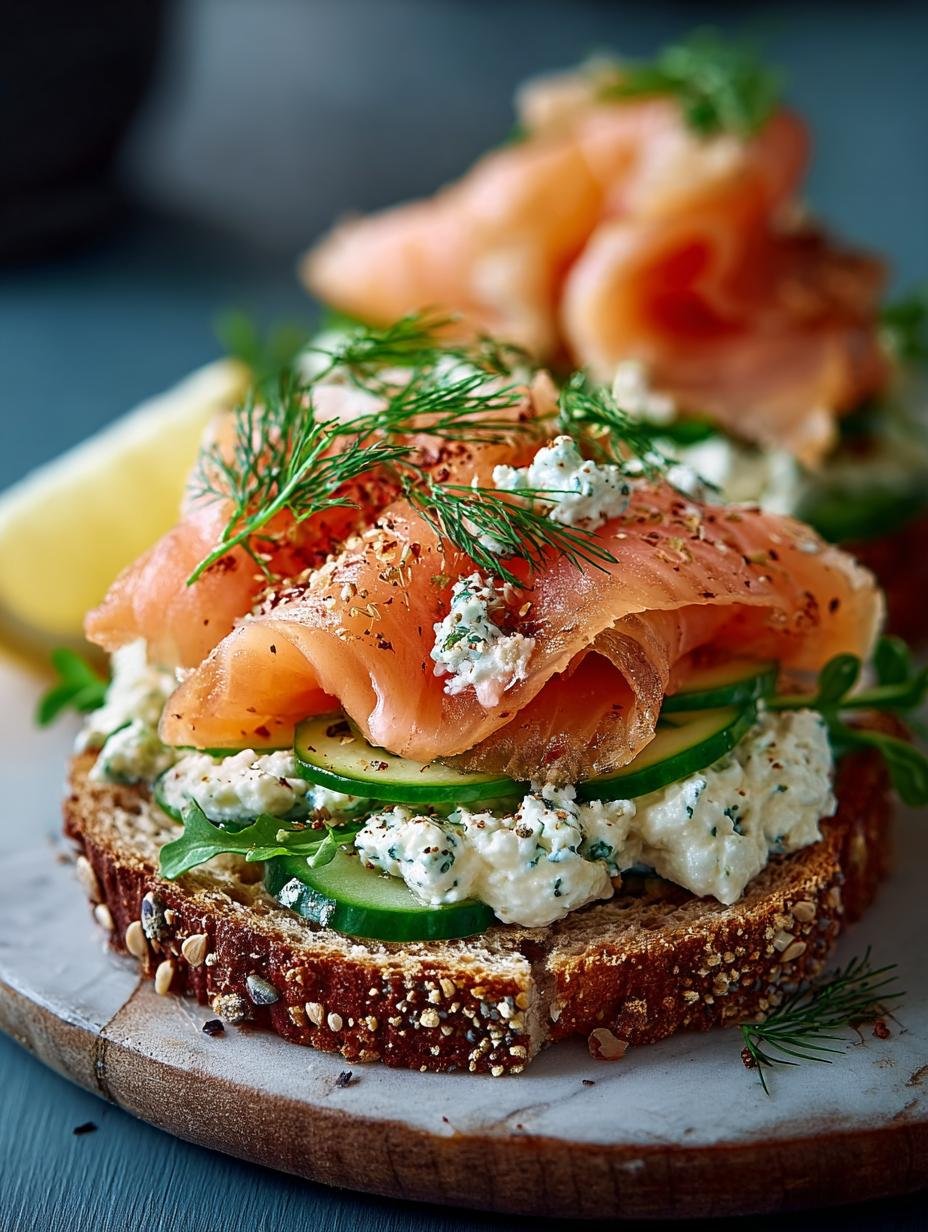 Keto Sandwich Raucherlachs Meerrettichcreme: 1 Krachtige Smakbom - Keto Sandwich Raucherlachs Meerrettichcreme - main visual representation