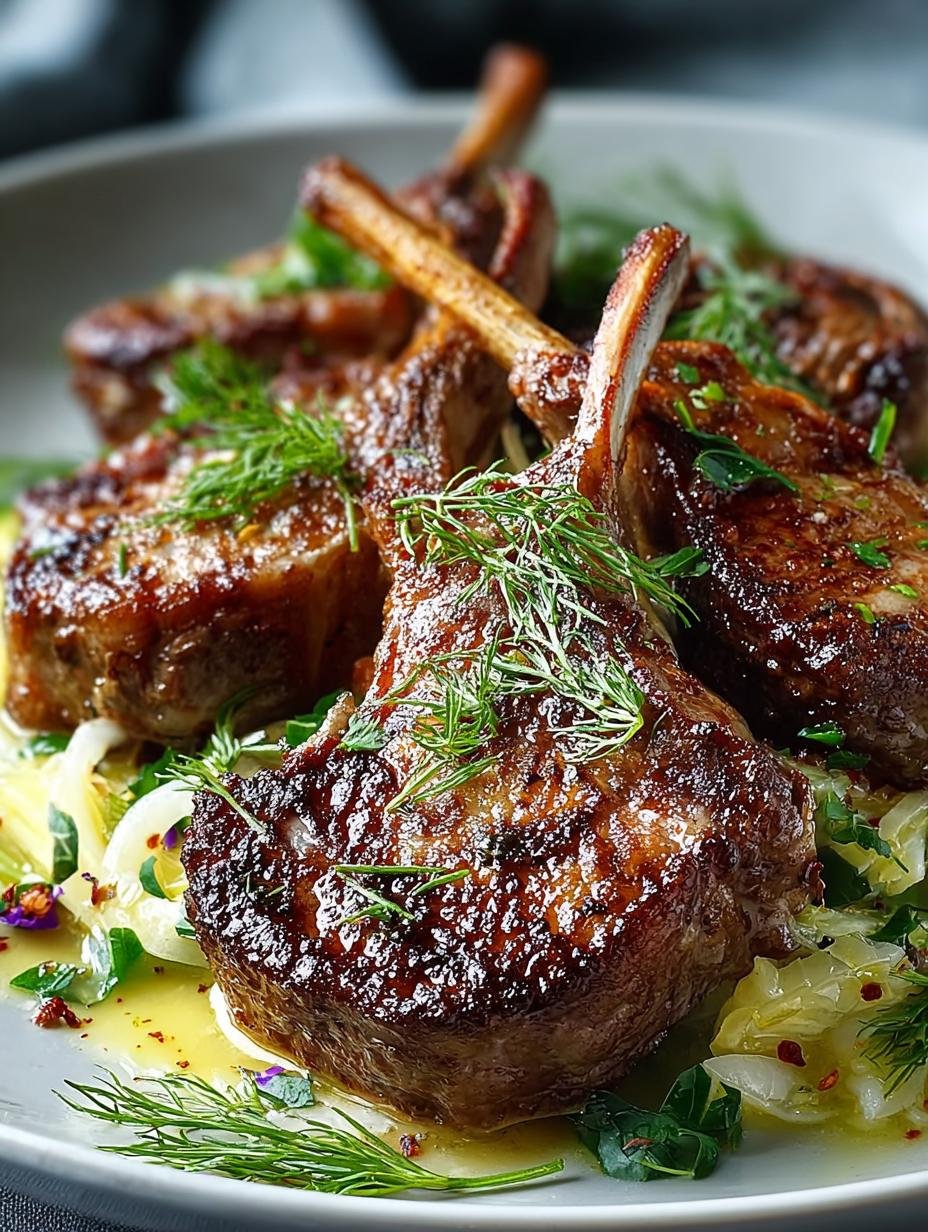 Lamb Chops with Fennel