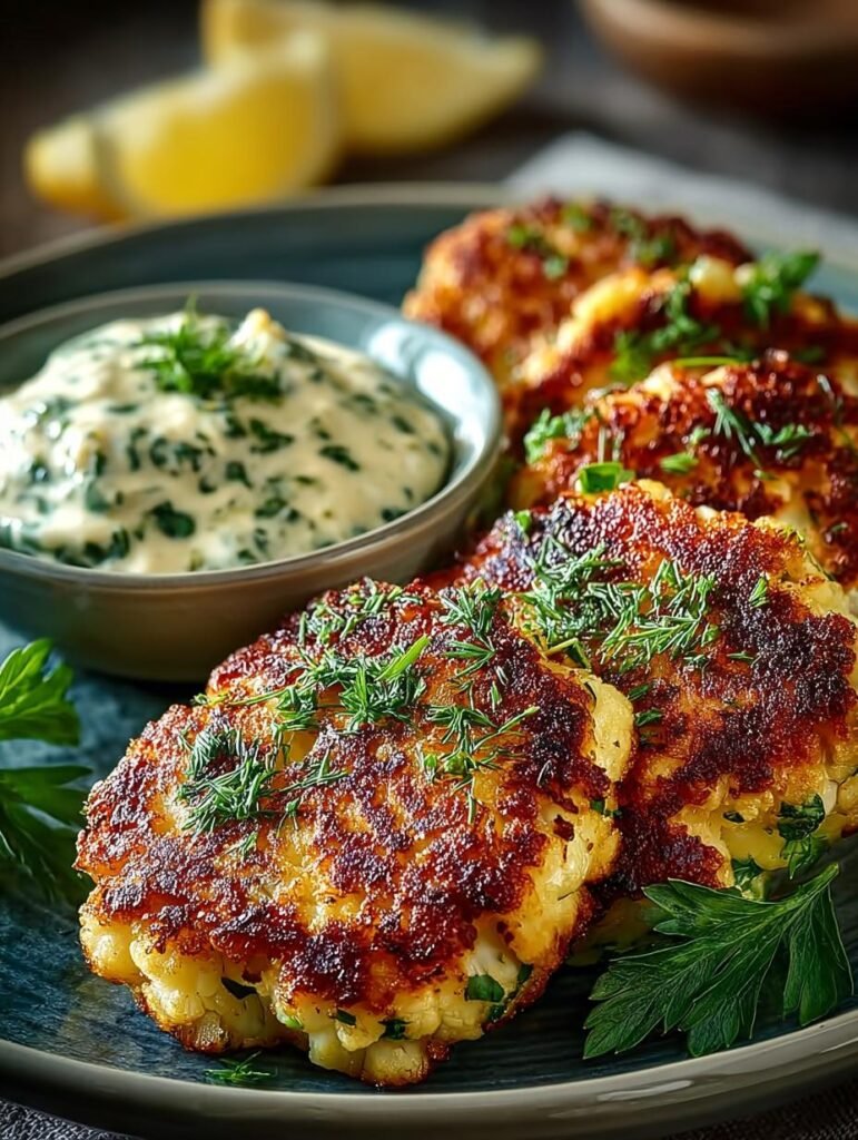 Low Carb Blumenkohl Frikadellen