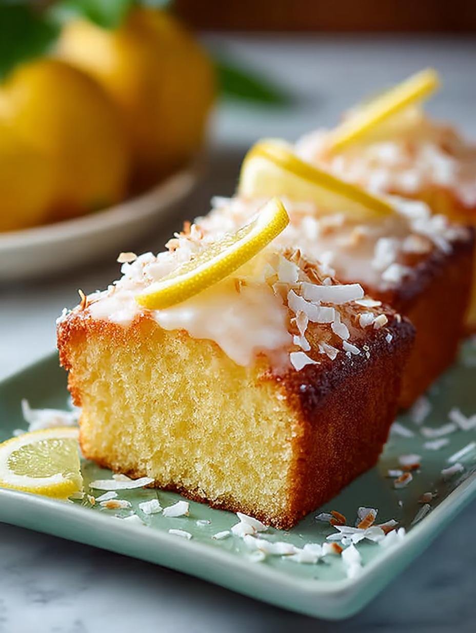 Mini Lemon Coconut Loaf