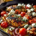 One Skillet Greek Chicken