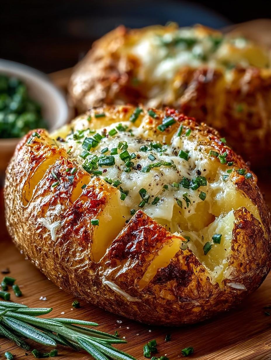 Perfekte Ofenkartoffel Knusprig Fluffig