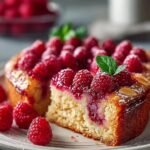 Raspberry Almond Upside Down