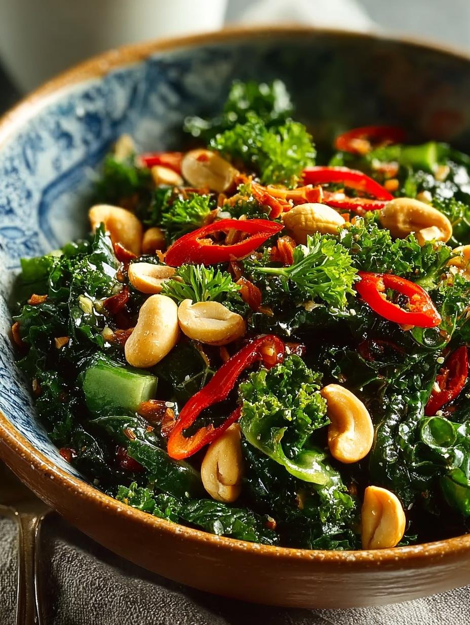 Roasted Peanut Kale Crunch