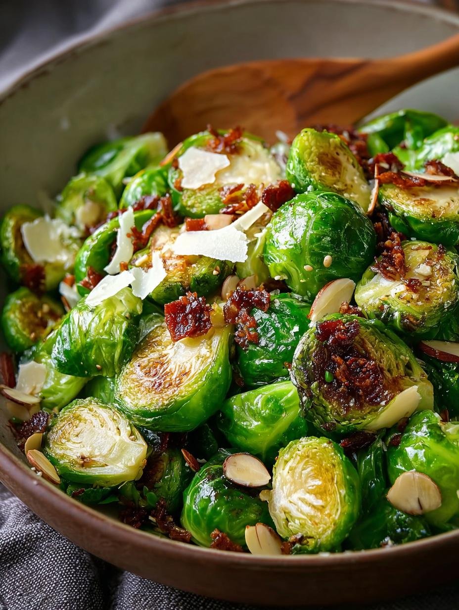 Close-up van Geroosterde Raw Brussels Sprouts met knapperige randjes en verse kruiden, klaar om te serveren