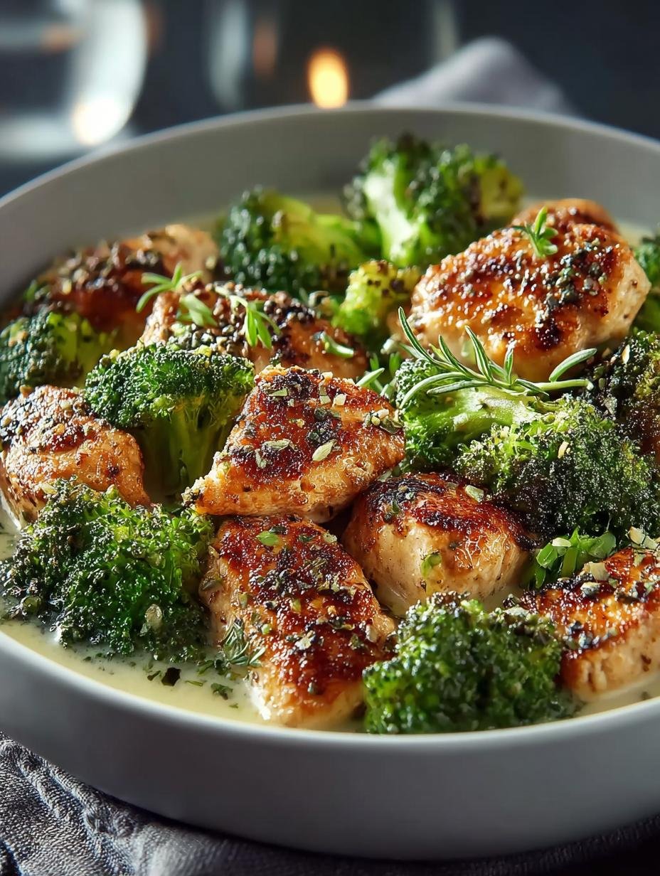 Schnelle Haehnchen Brokkoli Pfanne