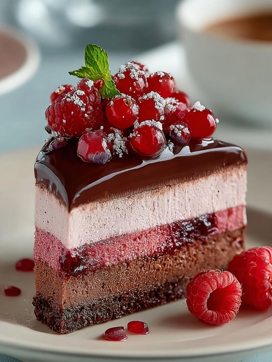 Schokoladen Himbeer Mousse Torte: Jouw ultieme 30-min droom - Schokoladen Himbeer Mousse Torte - additional detail