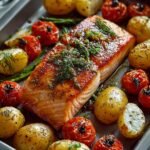 Sheetpan Salmon Potatoes with