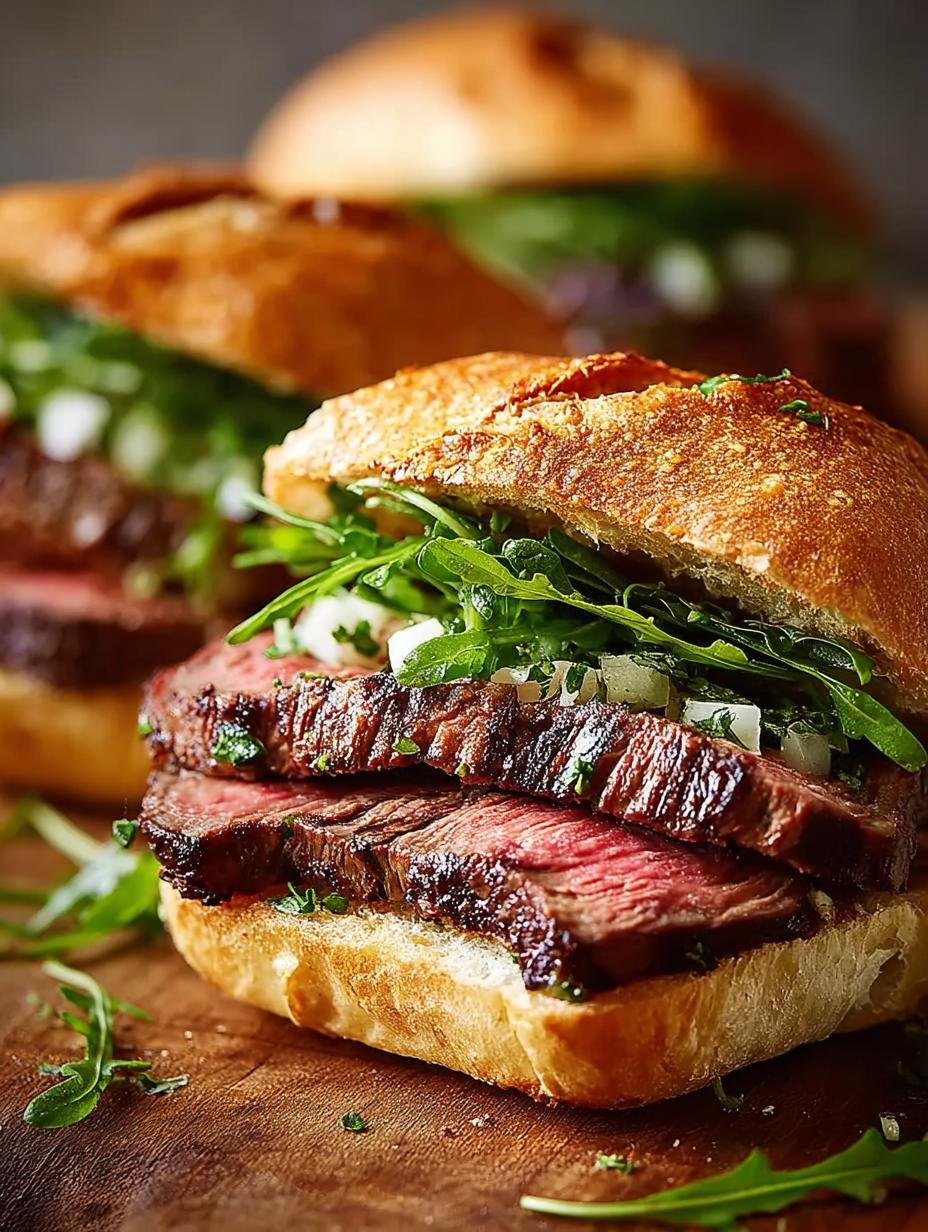 Sirloin Steak Sandwiches