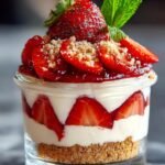 Strawberry Cheesecake Mousse Parfait