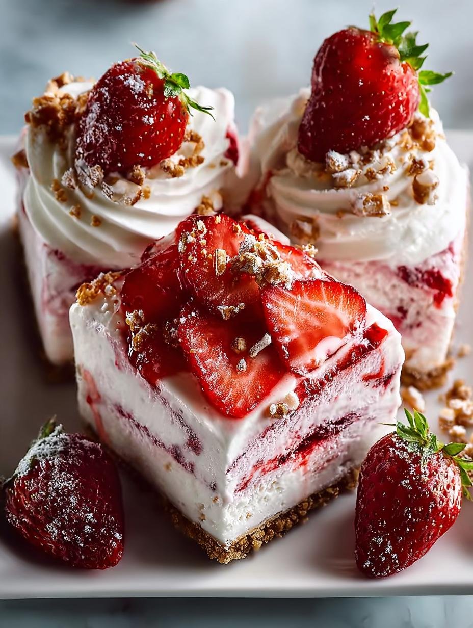 Strawberry Pretzel Ice Cream