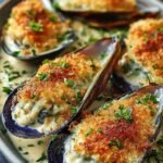 Stuffed Baked Mussels with