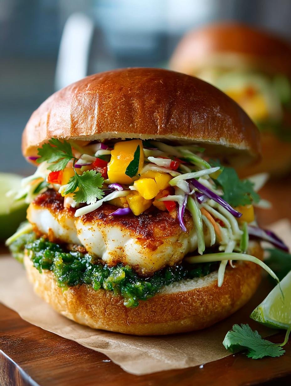 Thai Fish Burgers with