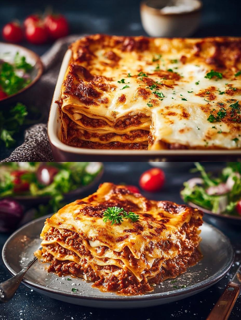 Vegane Lasagne Bolognese Mit
