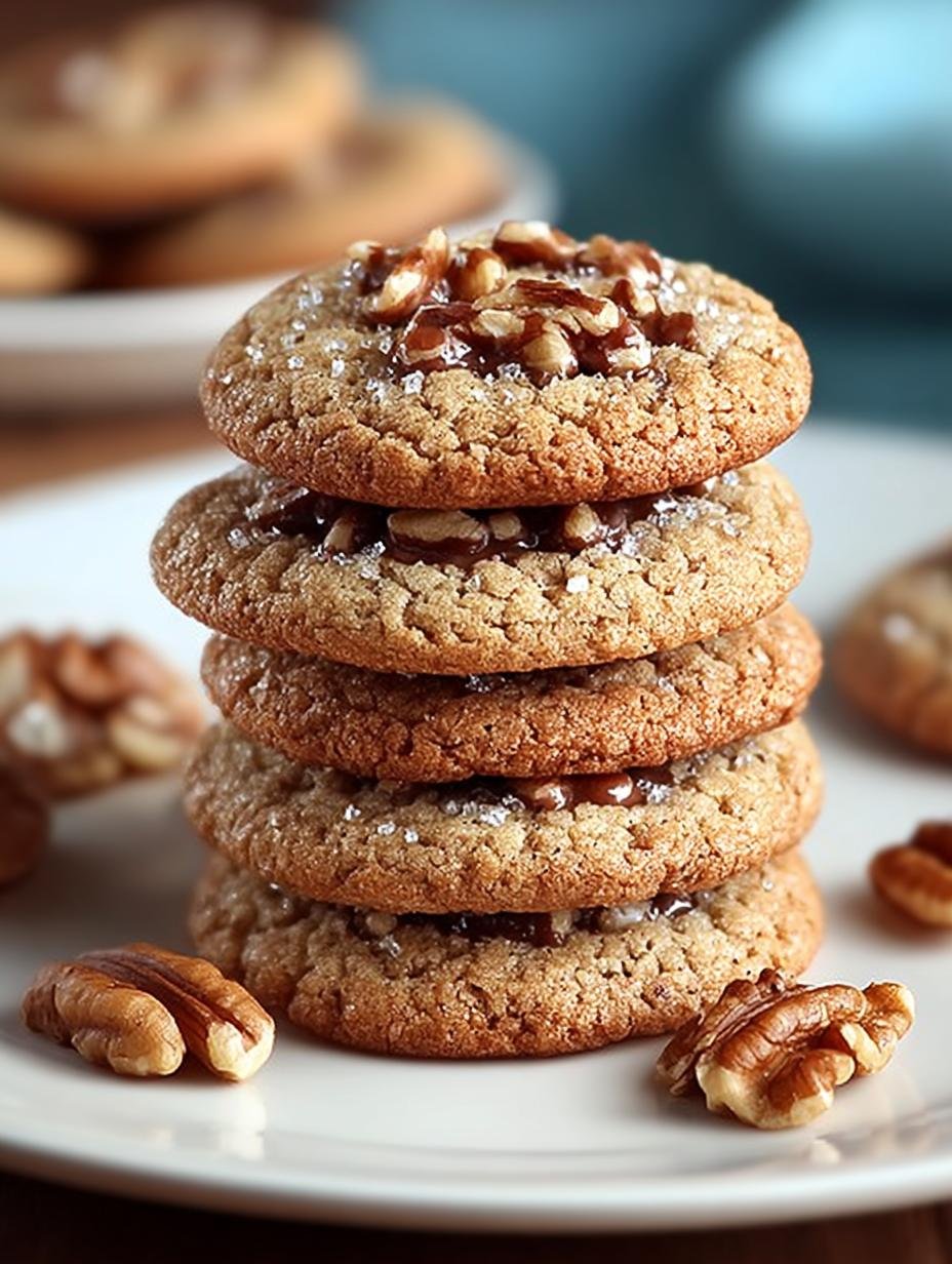 Heerlijke Walnuss Cookies met knapperige randen en zachte binnenkant, klaar om te eten