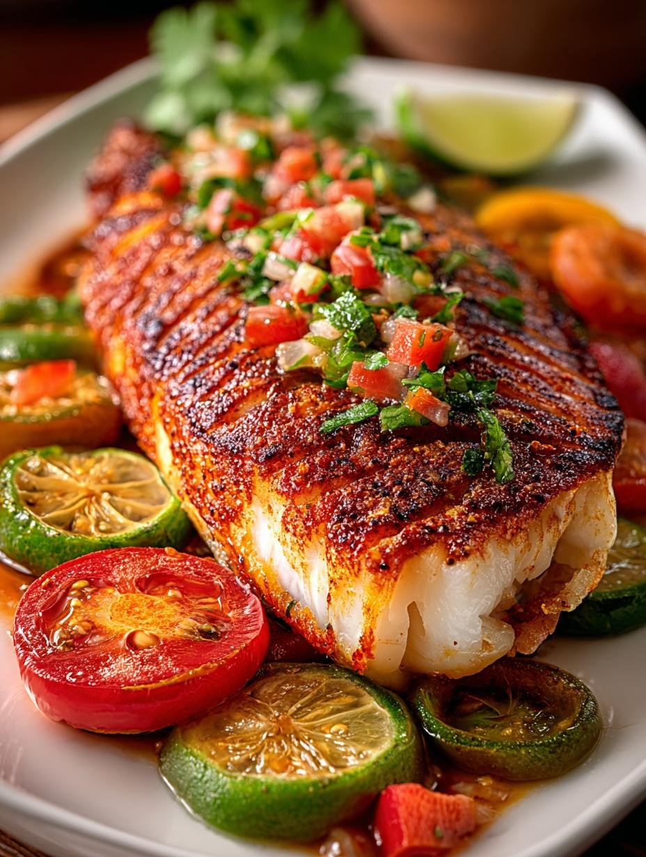 Heerlijke Zarandeado Fisch Rezept Mexikanischer, perfect gegrild en klaar om te serveren, met verse koriander en limoenpartjes.