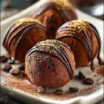 Zuckerfreie Zartbitter Ganache Trueffel