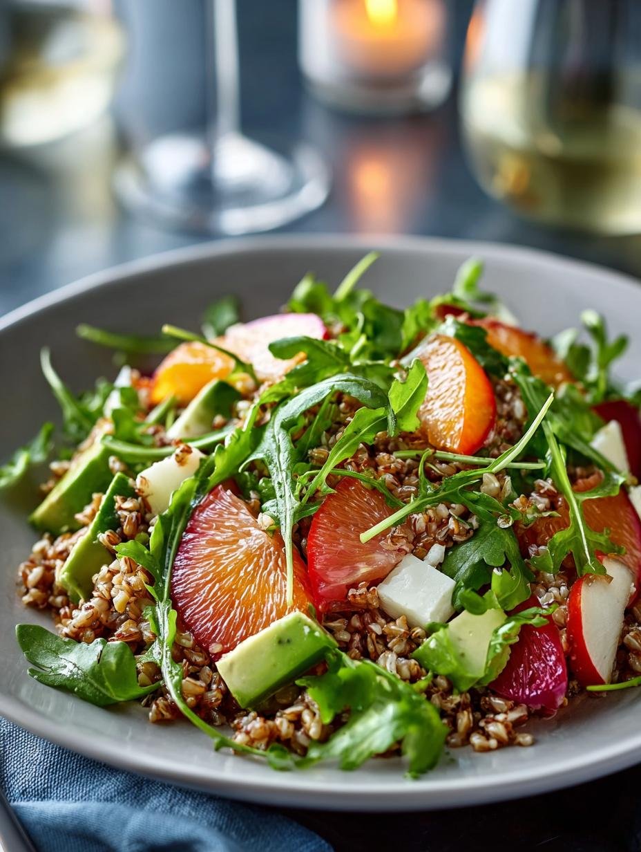 Ancient Grain Arugula Salad: Een Wonder van Smaak - Ancient Grain Arugula Salad - additional detail