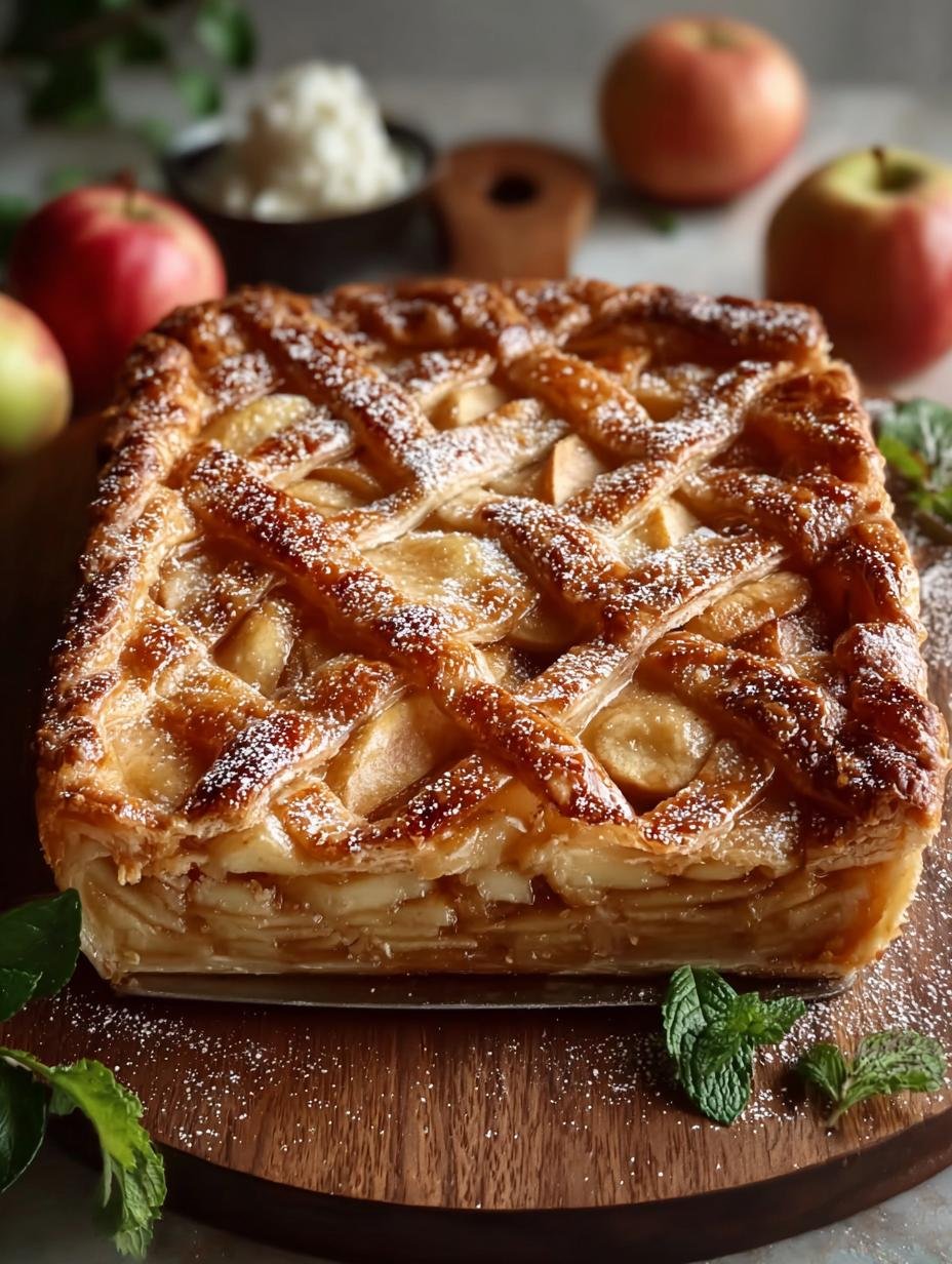 Cinnamon Apple Slab Pie: Het beste van 3 smaken! - Cinnamon Apple Slab Pie - heerlijke, versgebakken kaneel appel plaatkoek met een gouden korst en zoete appelvulling