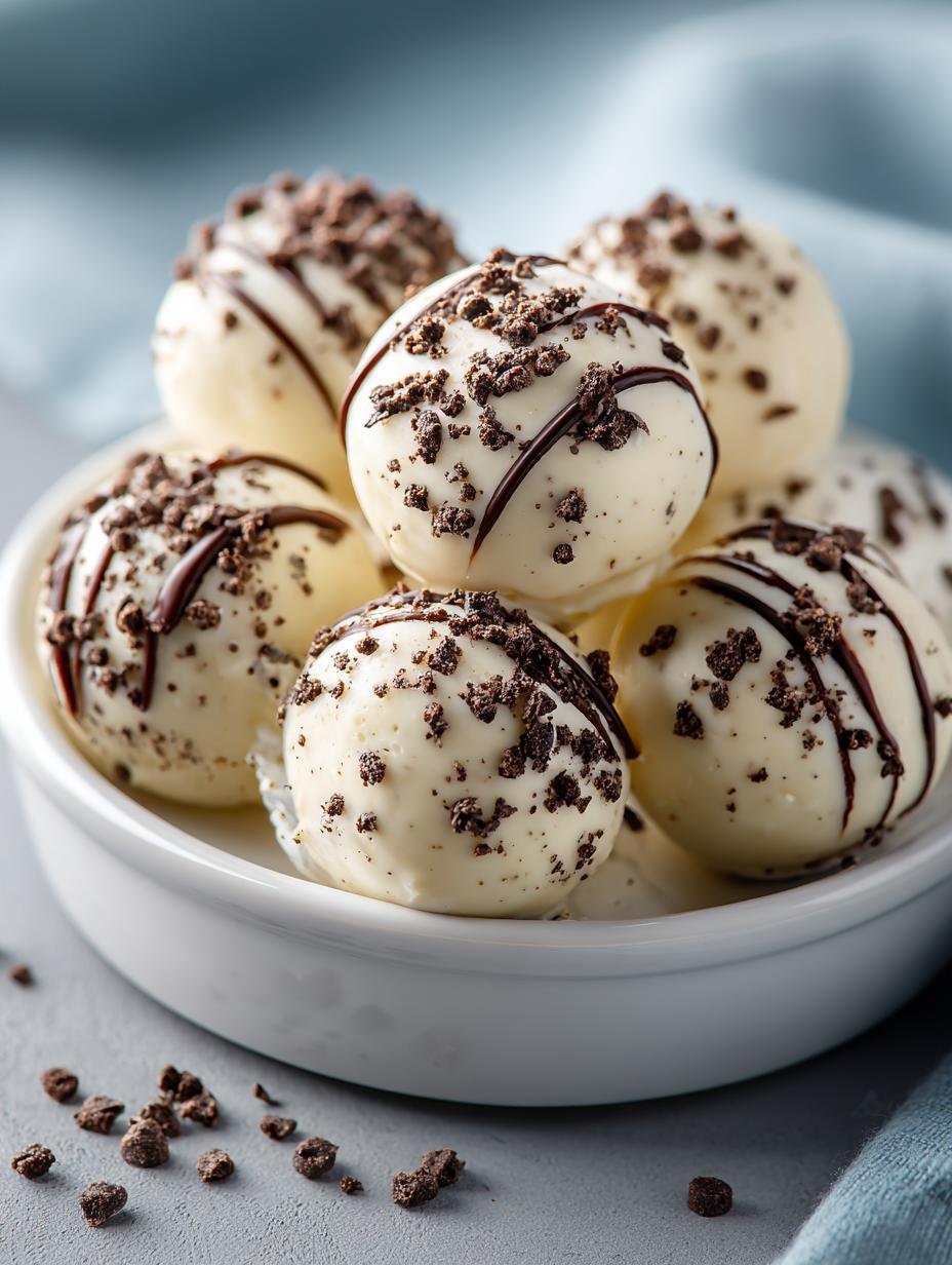 Cookies Cream Fat Bombs: Een Geweldige Keto Snack! - Cookies Cream Fat Bombs - main visual representation