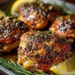 Crispy Lemon Herb Roasted