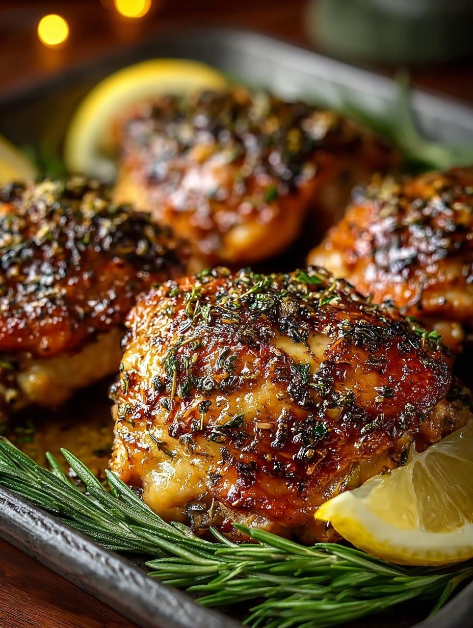 Crispy Lemon Herb Roasted