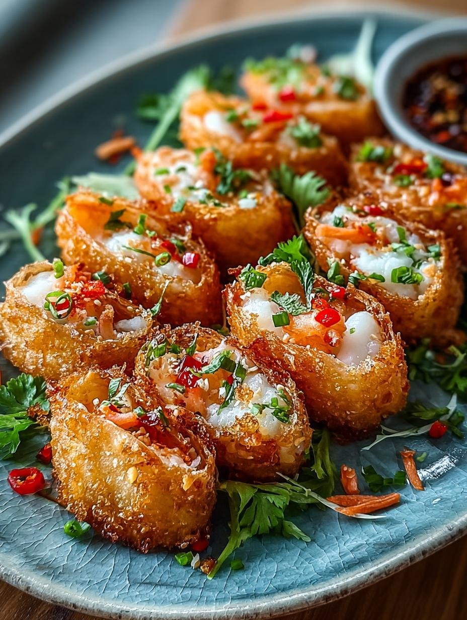 Crispy Rice Paper Crab: 10 magische hapjes, direct succes! - Crispy Rice Paper Crab - close-up van de vulling