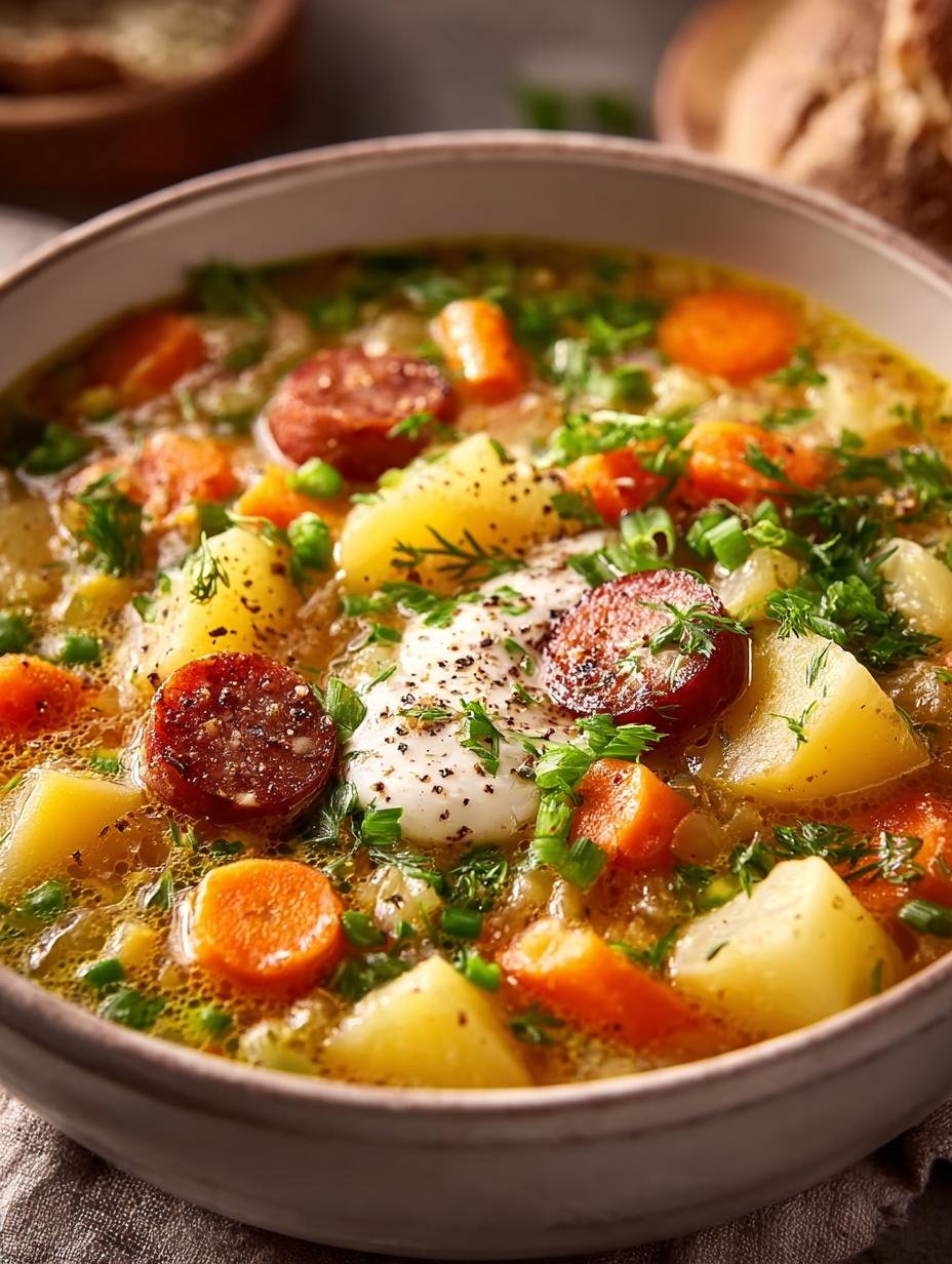 Deftige Kartoffelsuppe Mit Knackigen