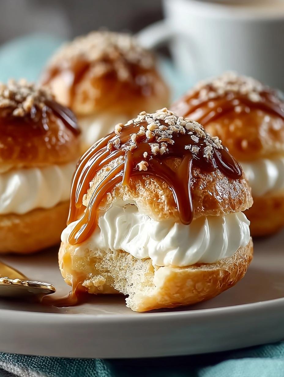 Dulce Leche Cream Puffs
