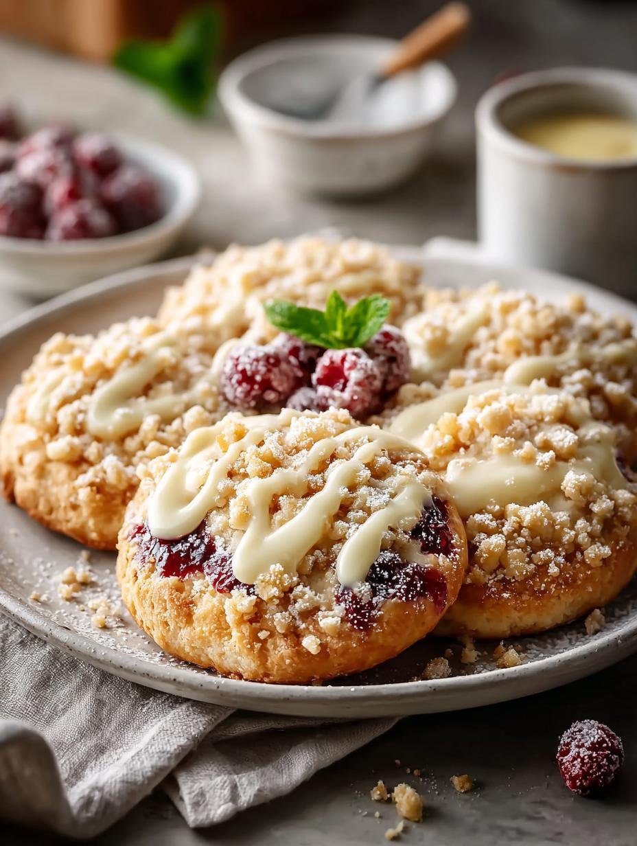 Heerlijke goudbruine Eenvoudige Streuseltaler Wie Vom vers uit de oven, klaar om van te genieten