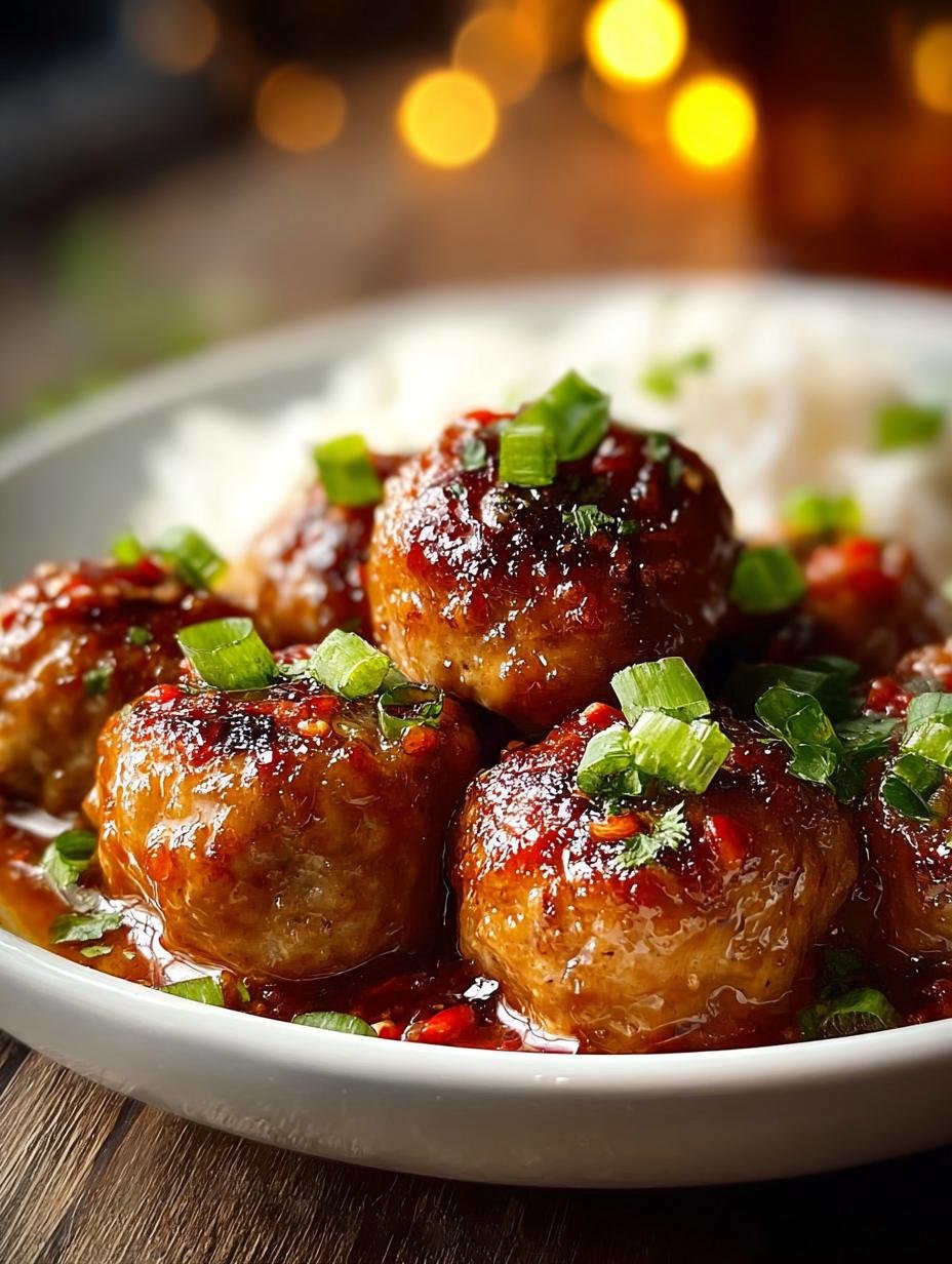 Firecracker Chicken Meatballs: Onweerstaanbaar in 30 Min - Firecracker Chicken Meatballs - main visual representation