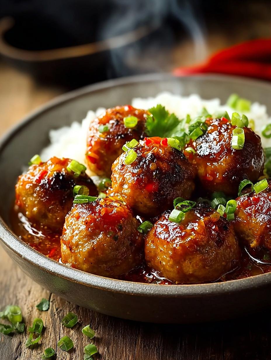 Firecracker Chicken Meatballs: Onweerstaanbaar in 30 Min - Firecracker Chicken Meatballs - additional detail