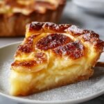 French Apple Custard Pie