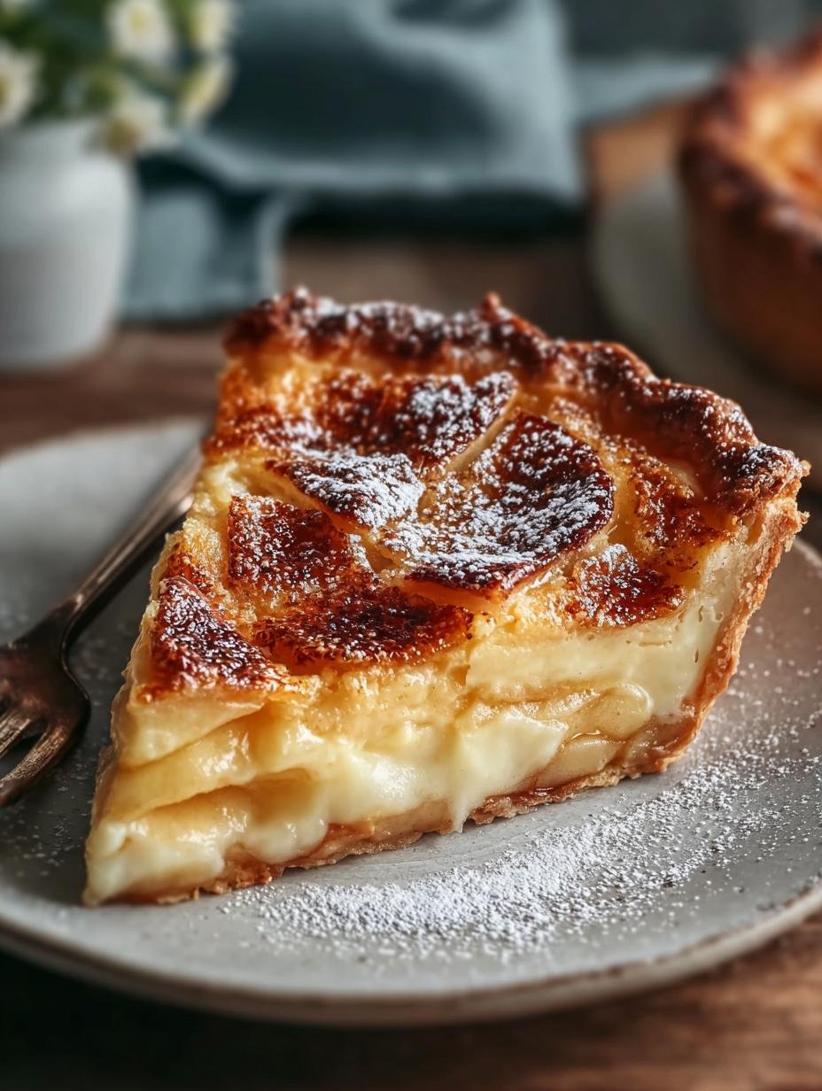 Franse Apple Custard Pie: 1 goddelijk recept! - French Apple Custard Pie - additional detail
