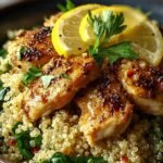 Garlic Lemon Chicken Quinoa