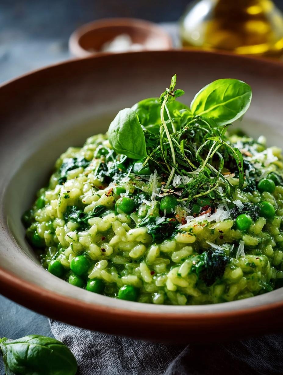 Green Risotto with Spinach