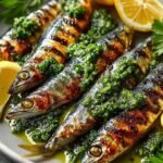 Grilled Sardines with Green