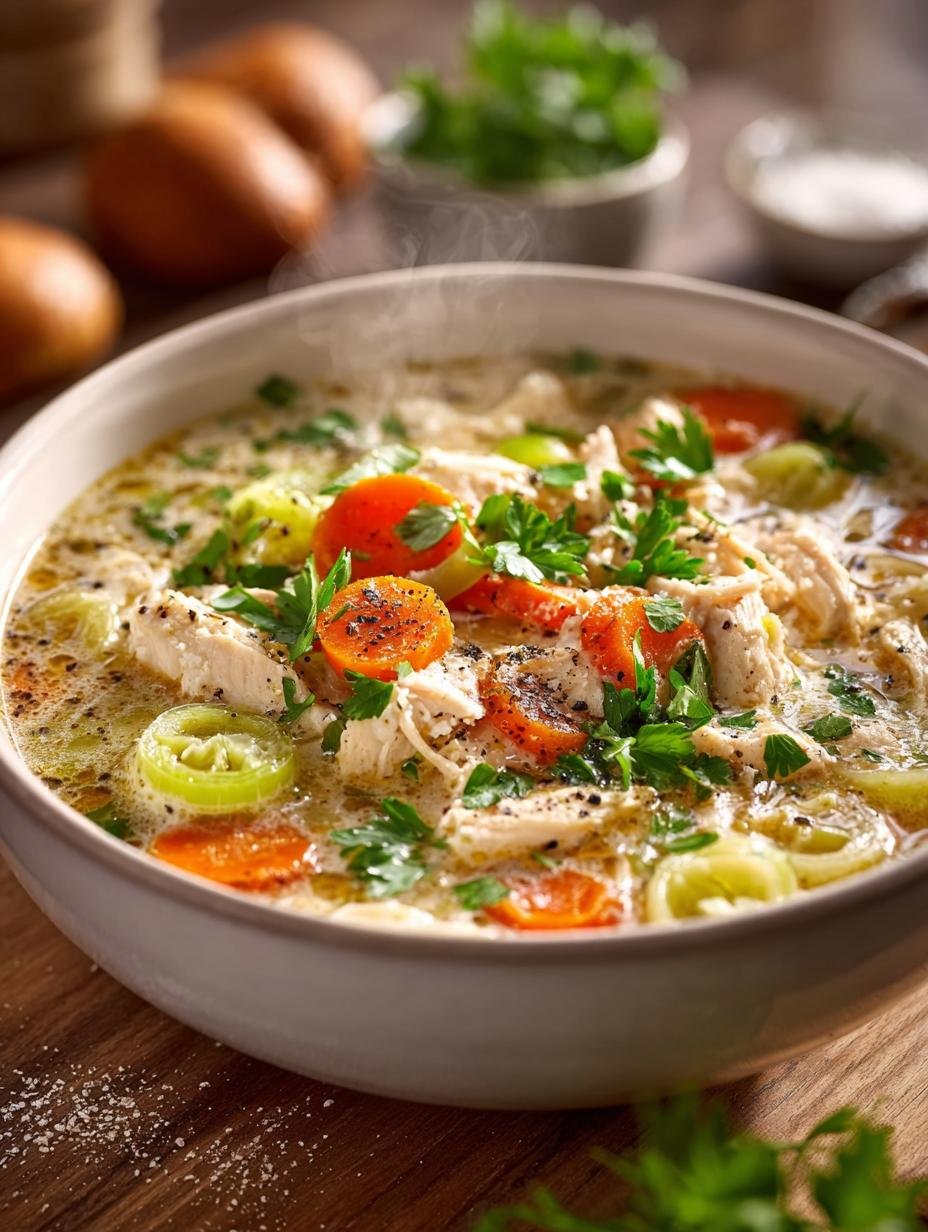 Heirate Mich Haehnchensuppe Cremig