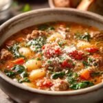 Herzhafte Toskanische Suppe Mit