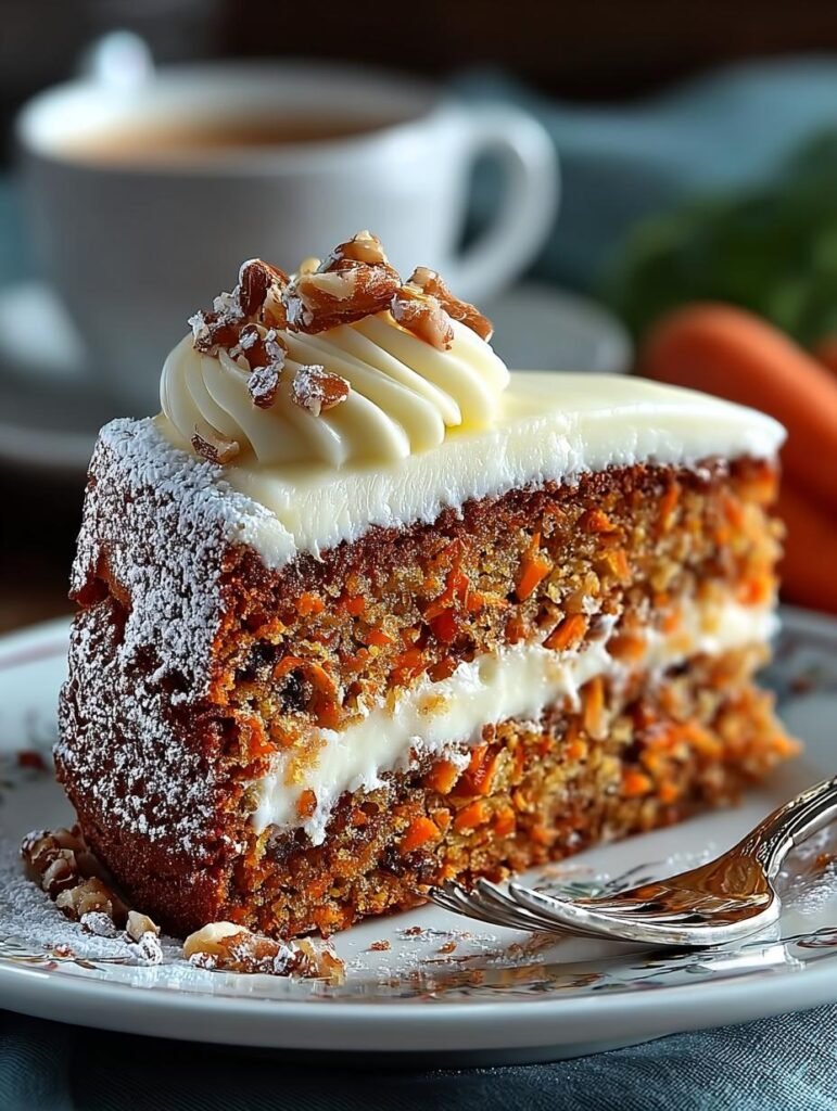 Karottenkuchen Rueblikuchen Oder Moehrenkuchen