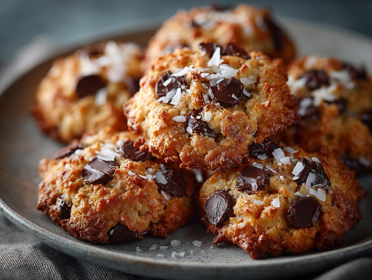 Verrukkelijke Keto Bake Kekse met chocolade en kokos, perfect voor een koolhydraatarm dieet