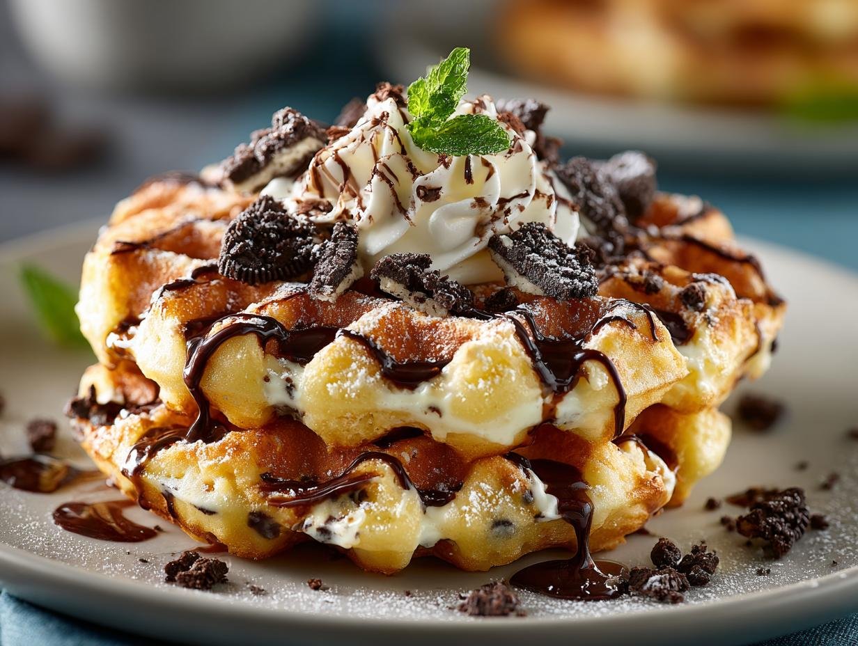 Keto Oreo Chaffles Rezept