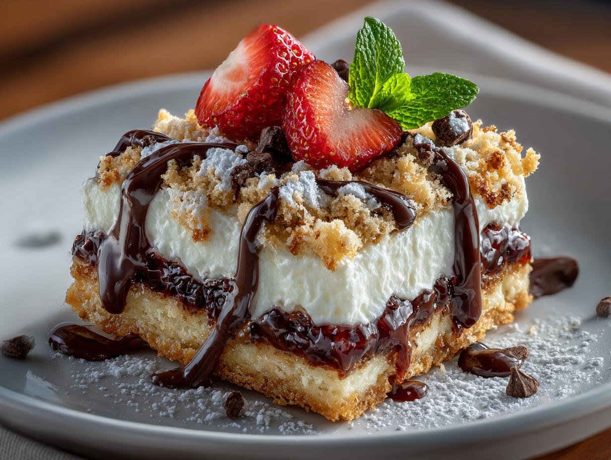 Close-up van een perfect gebakken Keto Pop Tart Riegel met glazuur en vulling