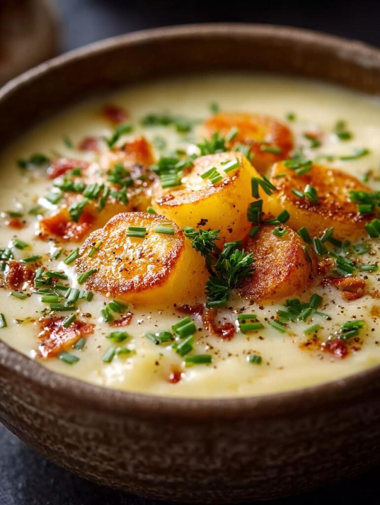 Klassische Kartoffelcremesuppe Waermend Einfach