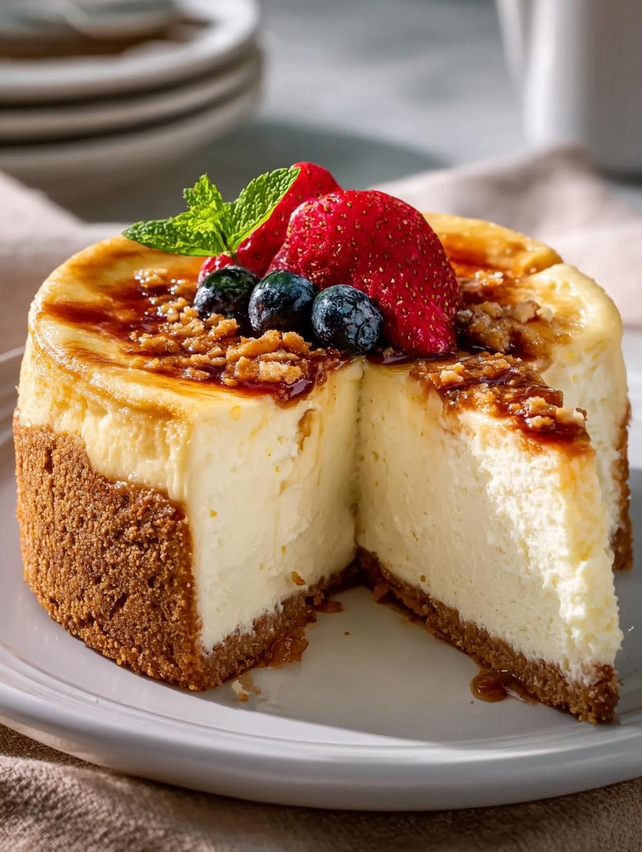 Romige Klassieke Cremige Kaesekuchen Nach met een perfecte textuur