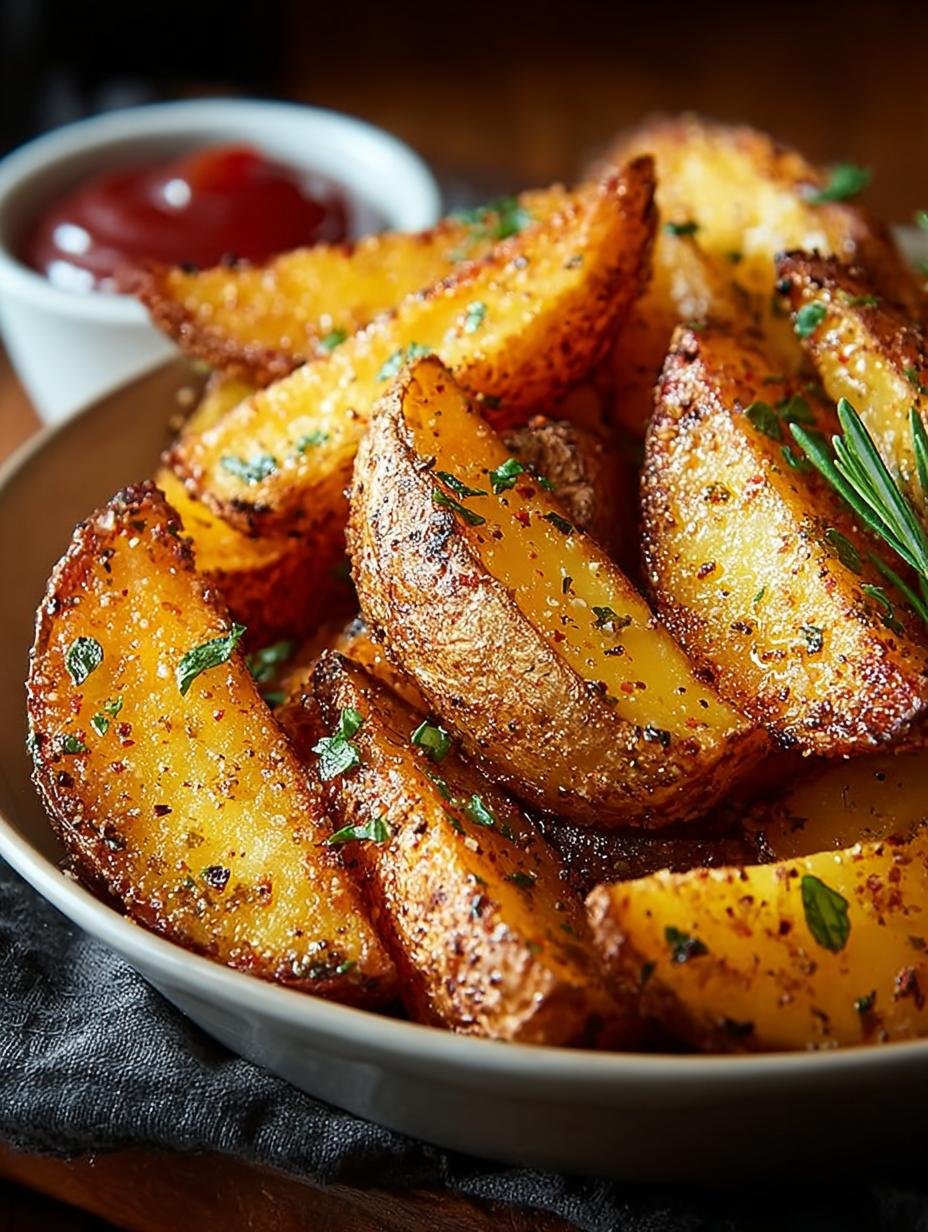 Knusprige Kartoffel Wedges: Mijn ultieme 30-min. geheim! - Knusprige Kartoffel Wedges - main visual representation