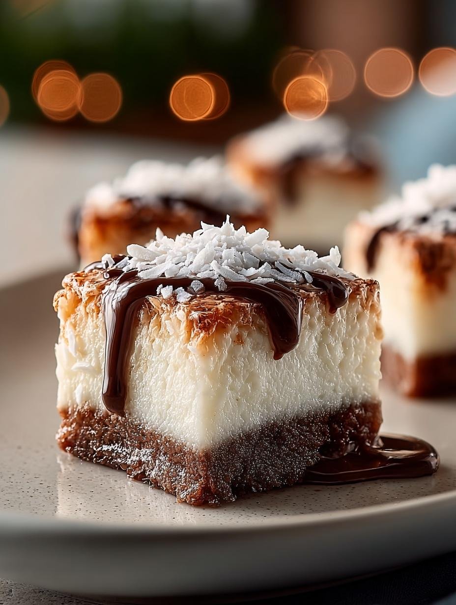 Heerlijke Kokosnuss Riegel Rezept Suesse met een perfecte chocoladelaag, klaar om van te genieten