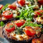 Low Carb Auberginen Pizza