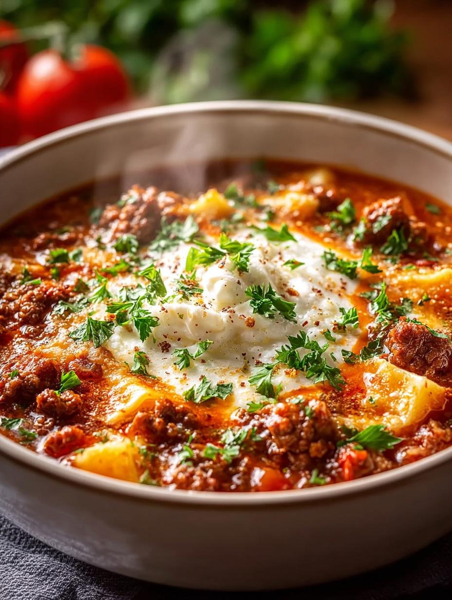 Low Carb Lasagne Suppe